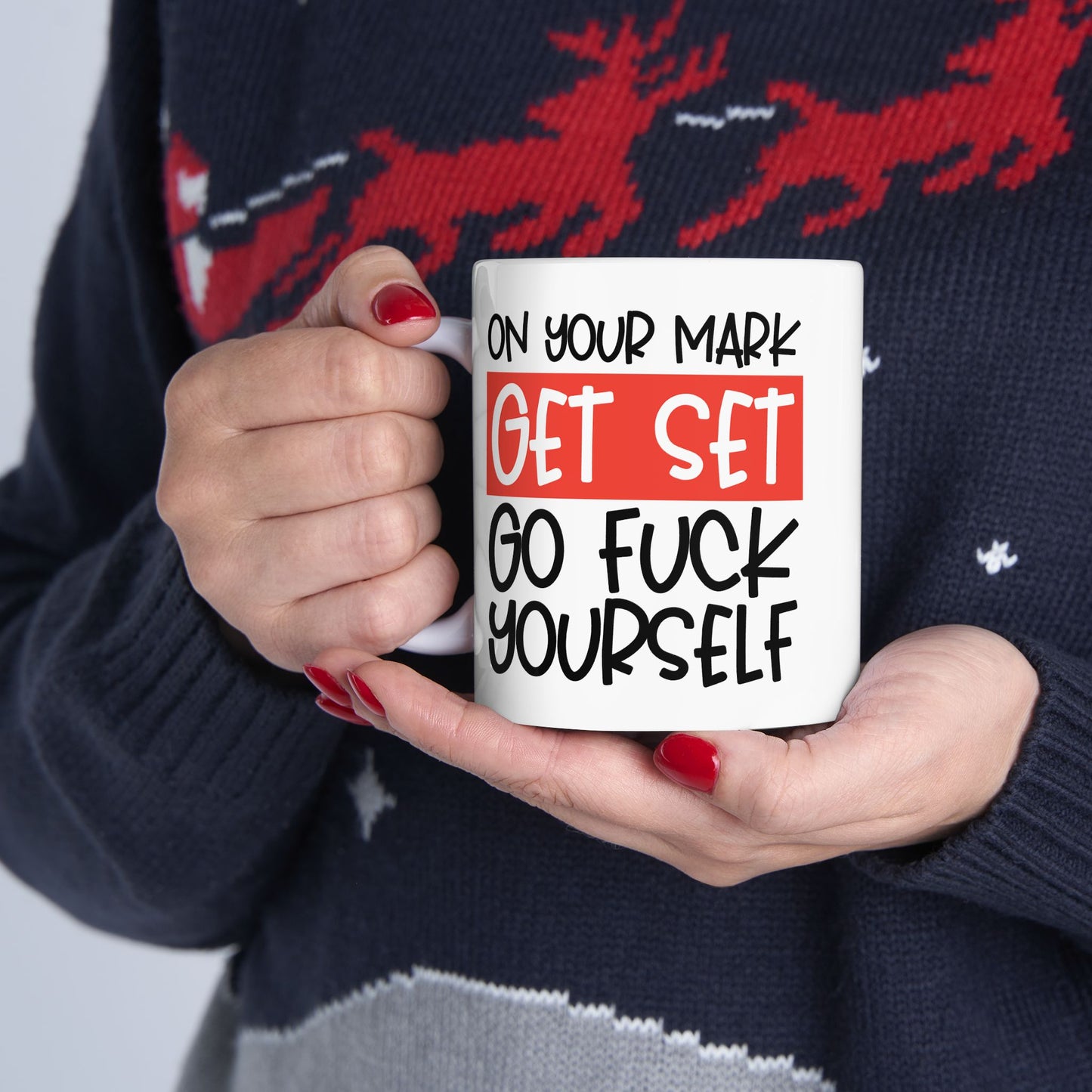 Adult Mug - On Your Mark Get Set