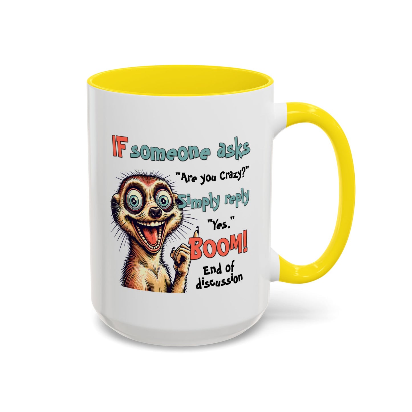 Humor Mug - If Someone Asks Are You Crazy