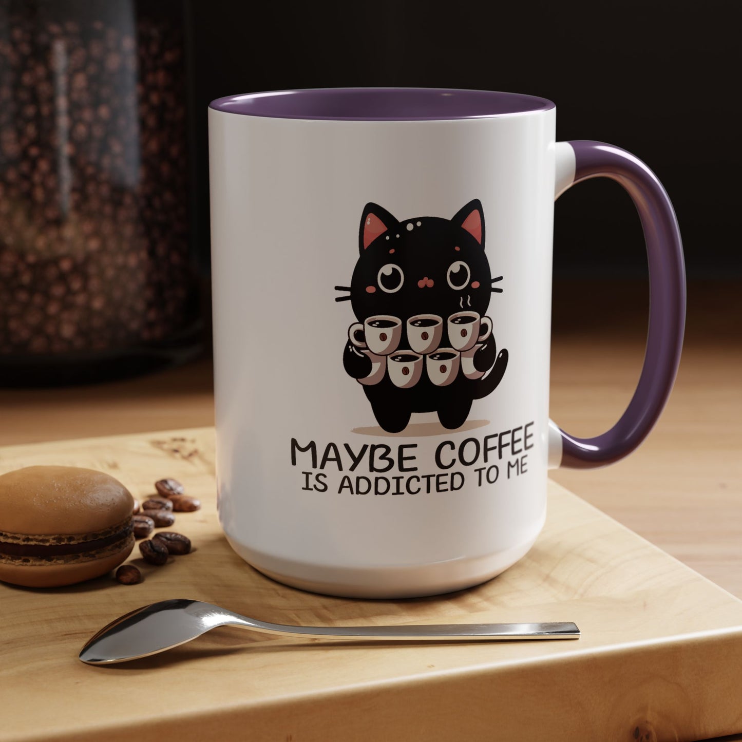 Animal Mug - Maybe Coffee is Addicted To Me