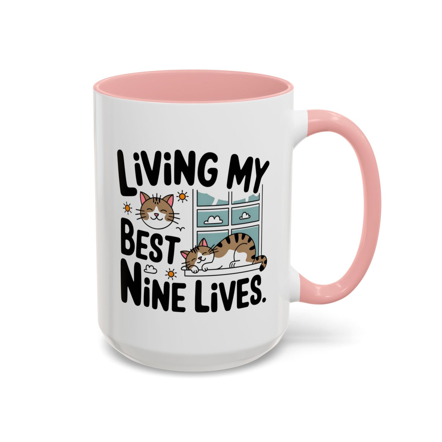 Animal Mug - Living My Best Nine Lives