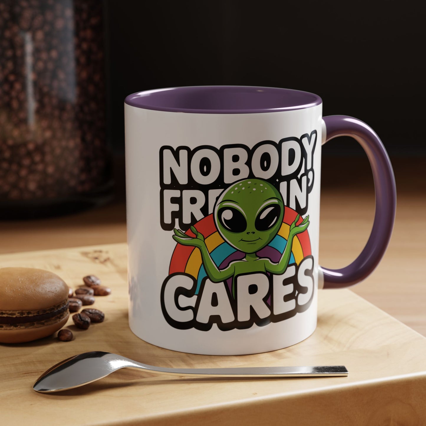 Alien Mug - Nobody Freakin Cares