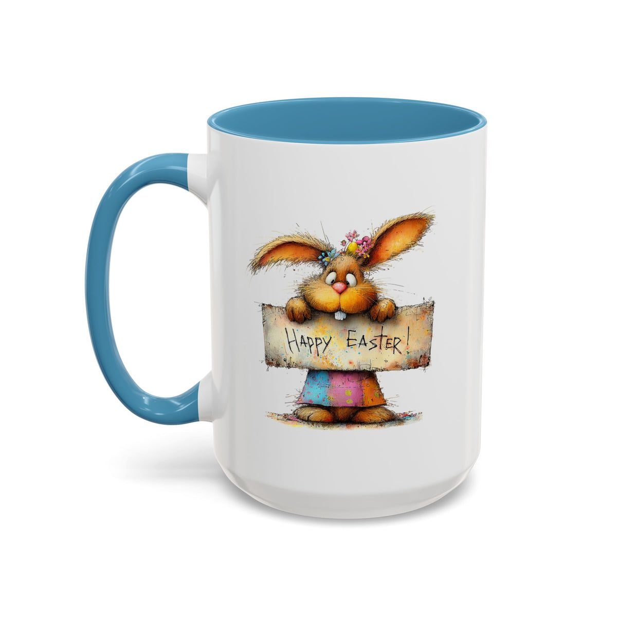 Easter Mug - Happy Easter Bunny Sign
