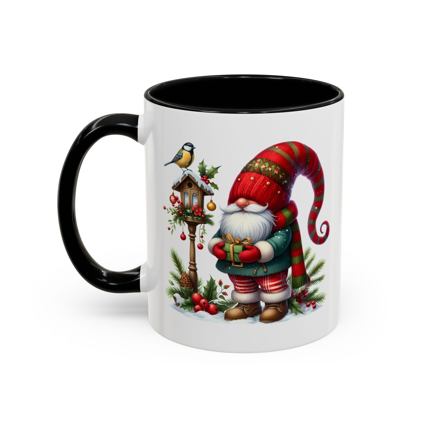 Christmas Mug - Gnome and Birdhouse