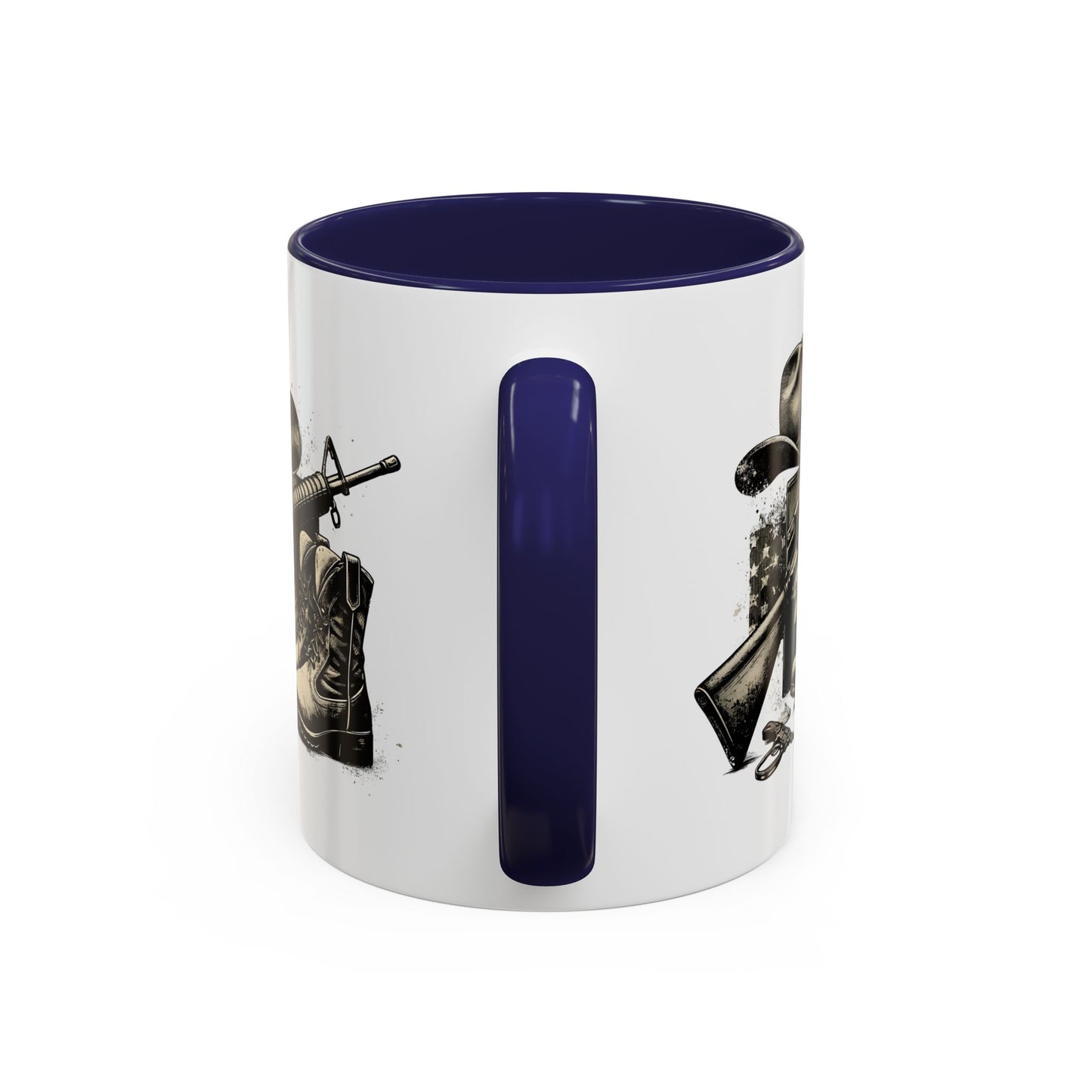 4th of July Mug - Soldier Hat Boots Gun