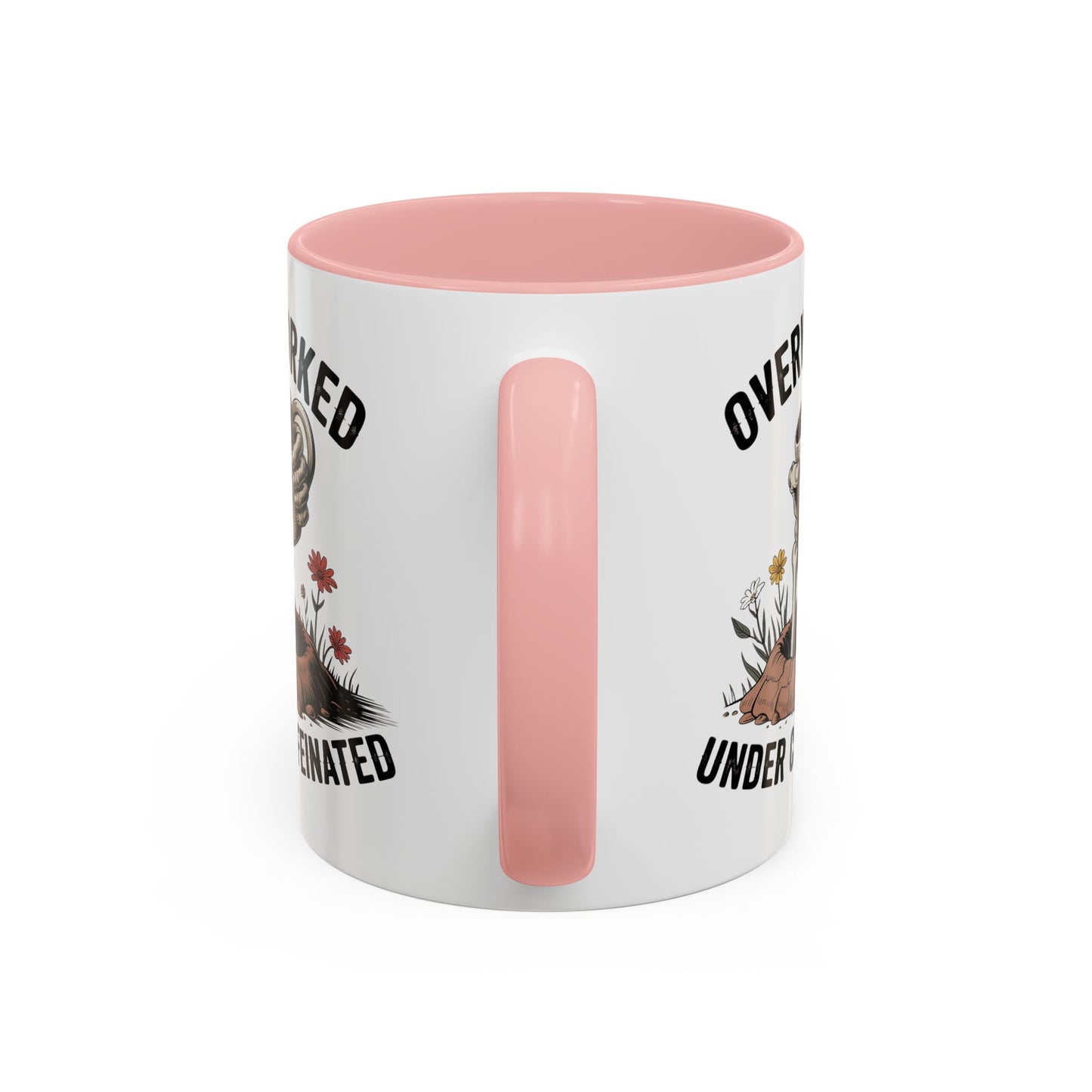 Humor Mug - Overworked and Under Caffeinated