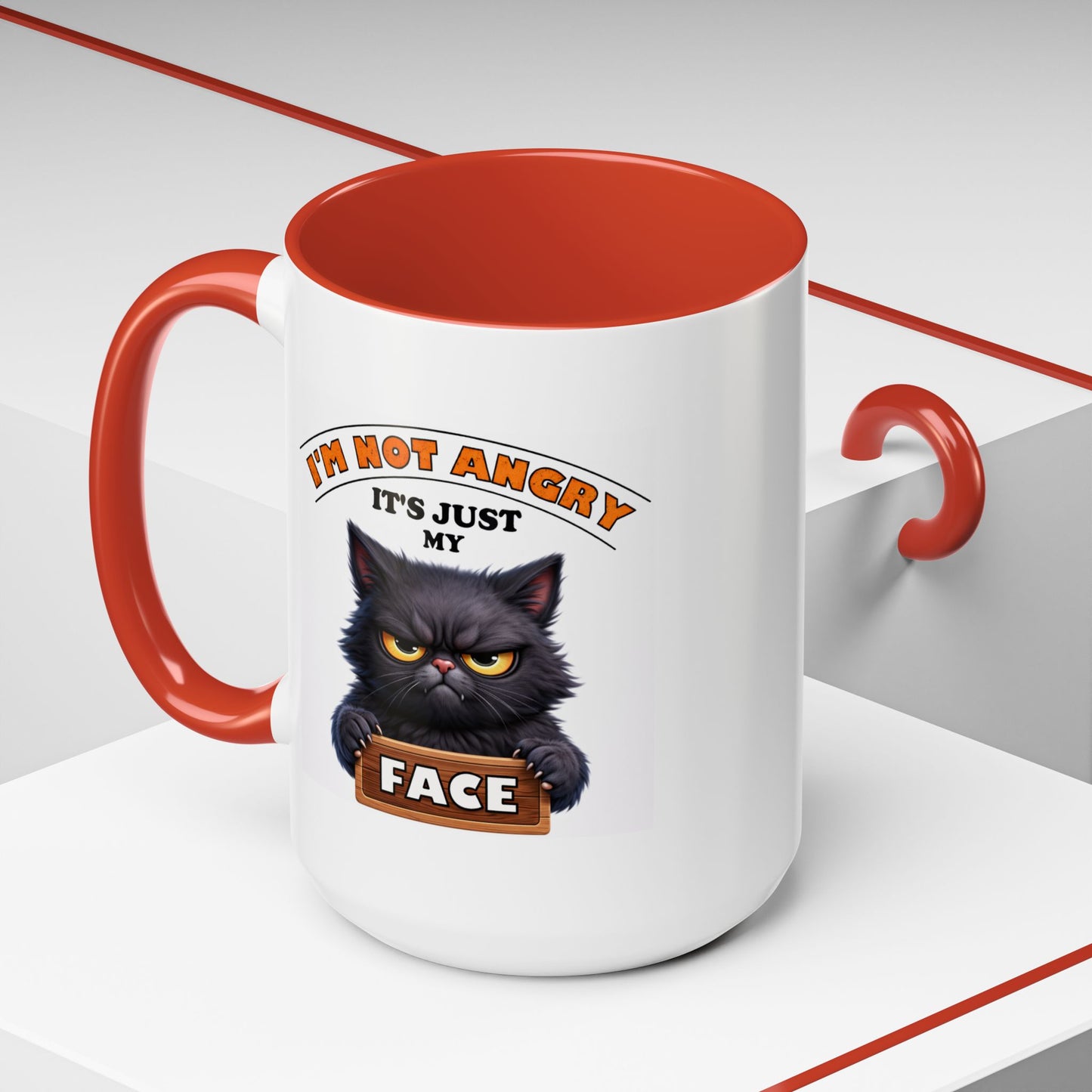Humor Mug - I'm Not Angry It's Just My Face