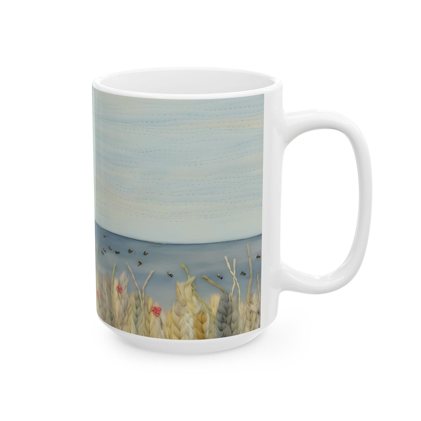 Artistic Mug - Felted Lighthouse 2