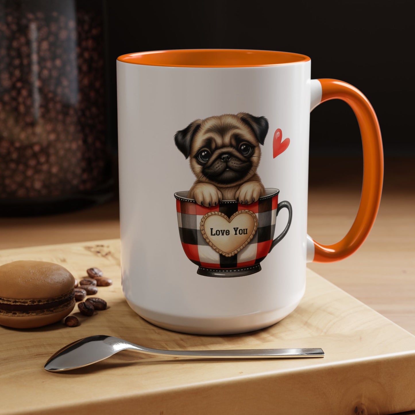 Anniversary Mug - Love You Dog Coffee Cup