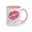 Valentine's Day Mug - Love You Lips Kiss