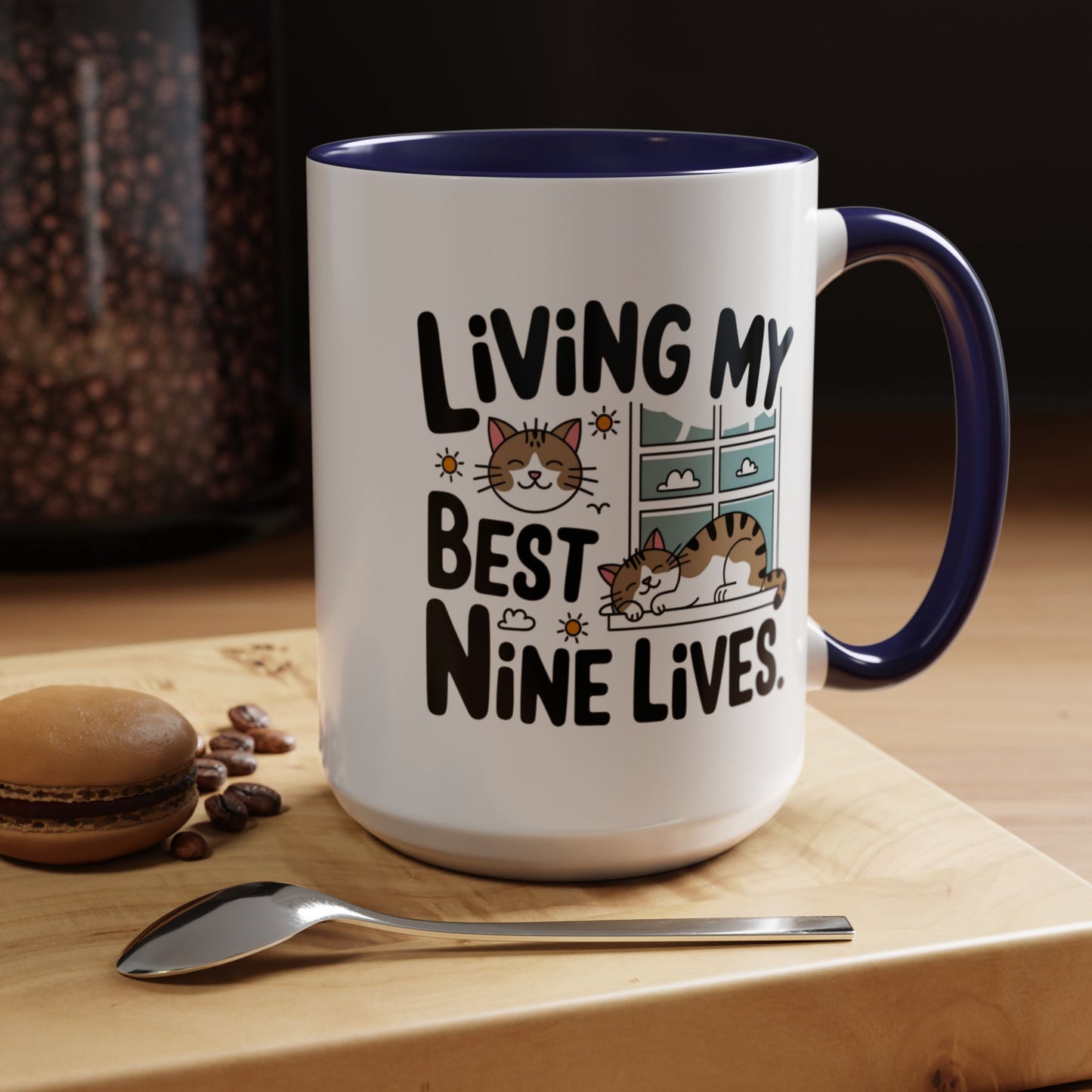 Animal Mug - Living My Best Nine Lives