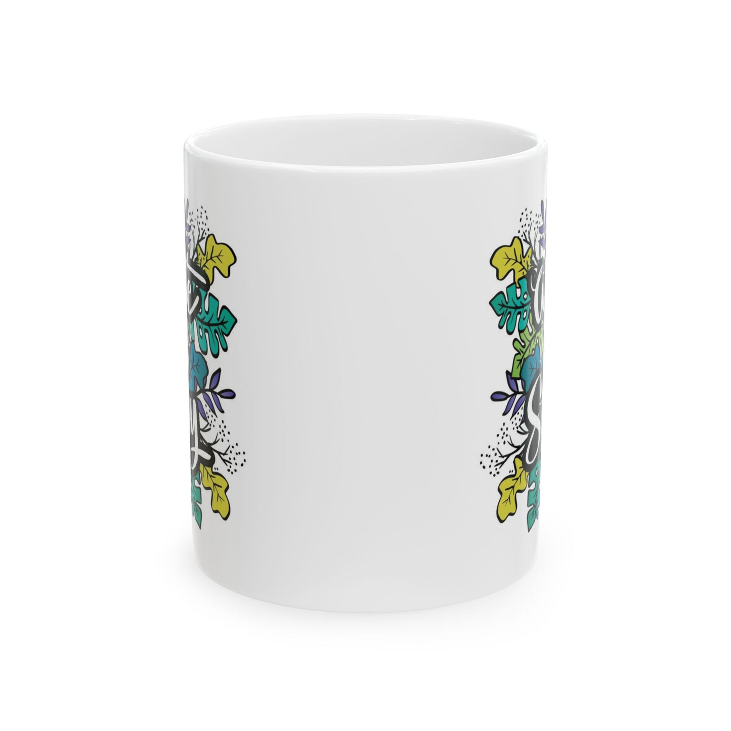 Motivation Mug - Write Your Own Story Leaves