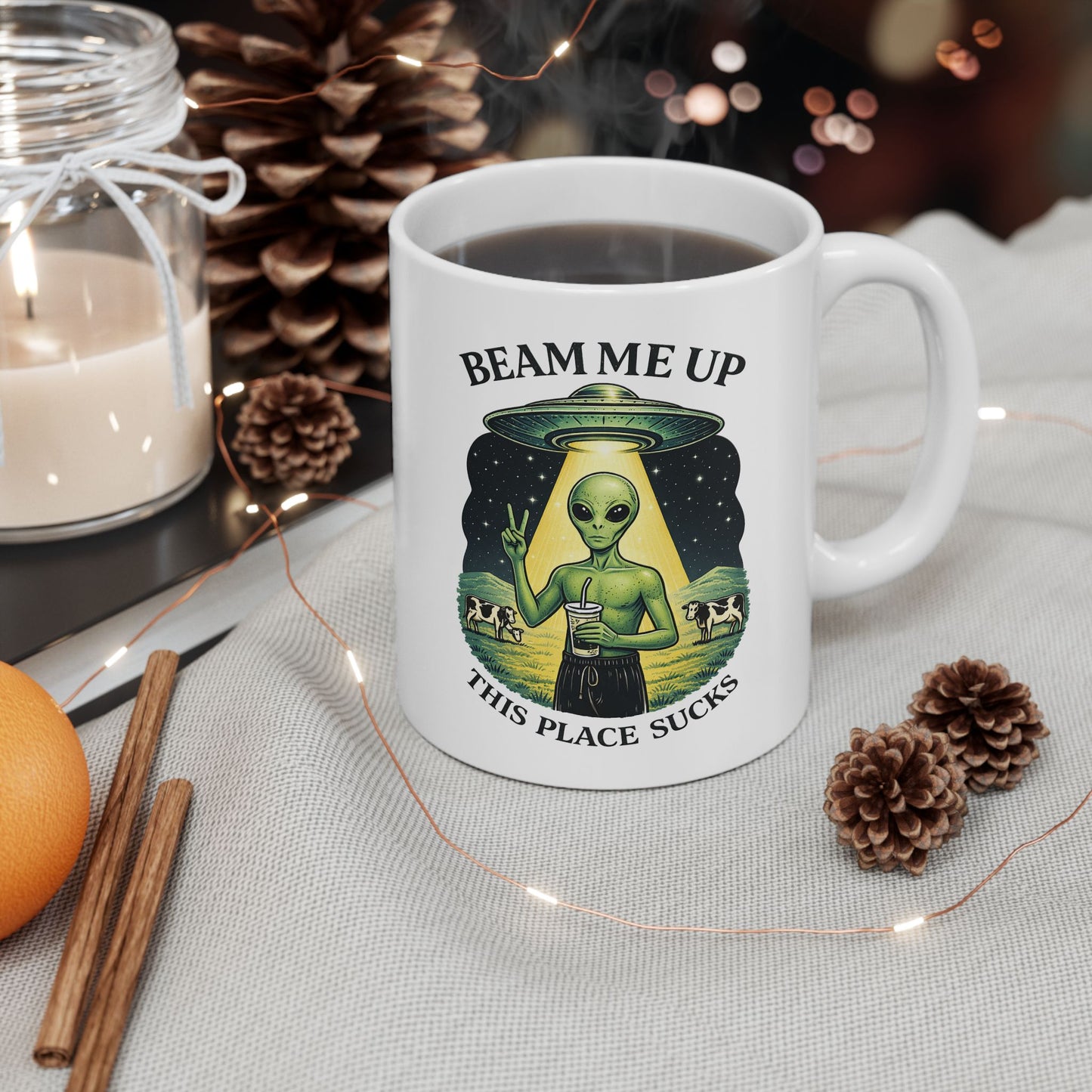Alien Mug - Beam Me Up