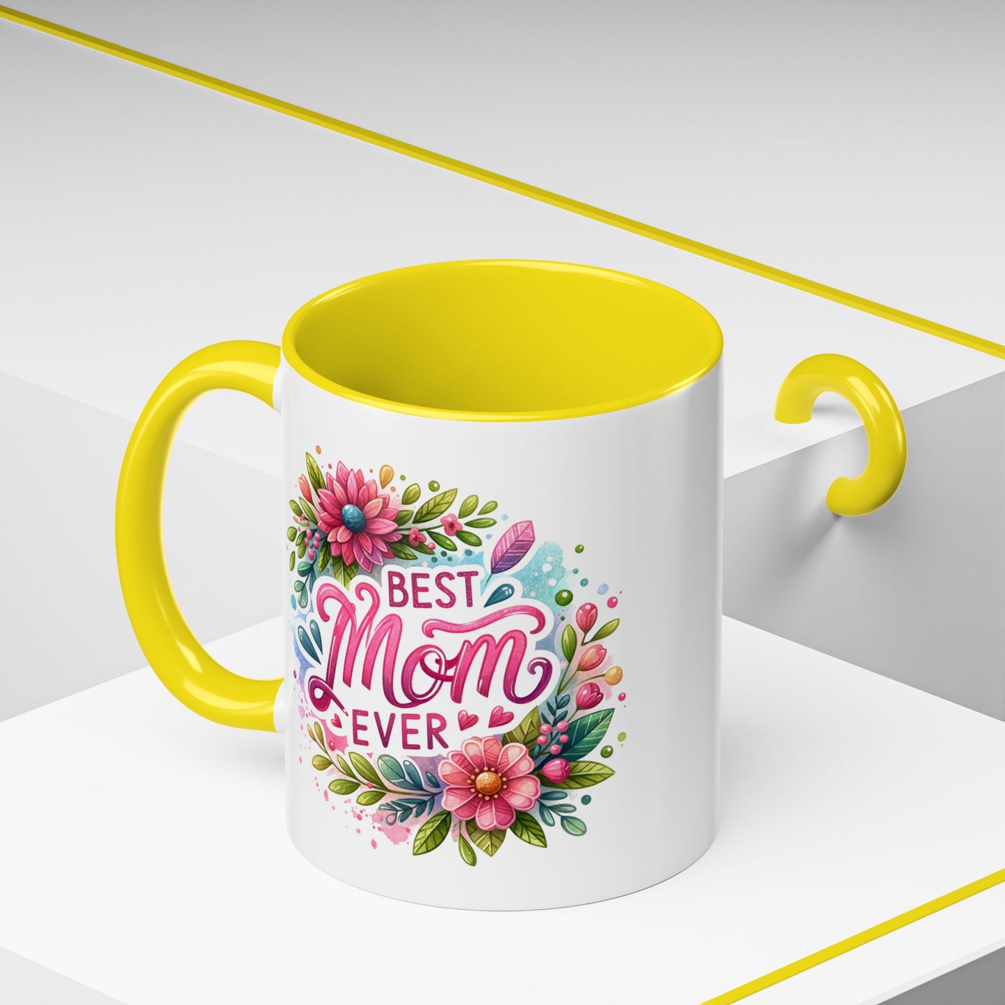 Mother's Day Mug - Best Mom Ever Floral