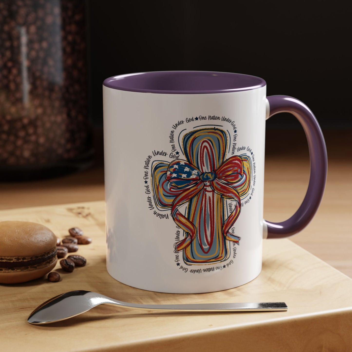 4th of July Mug - Christian Cross Bow