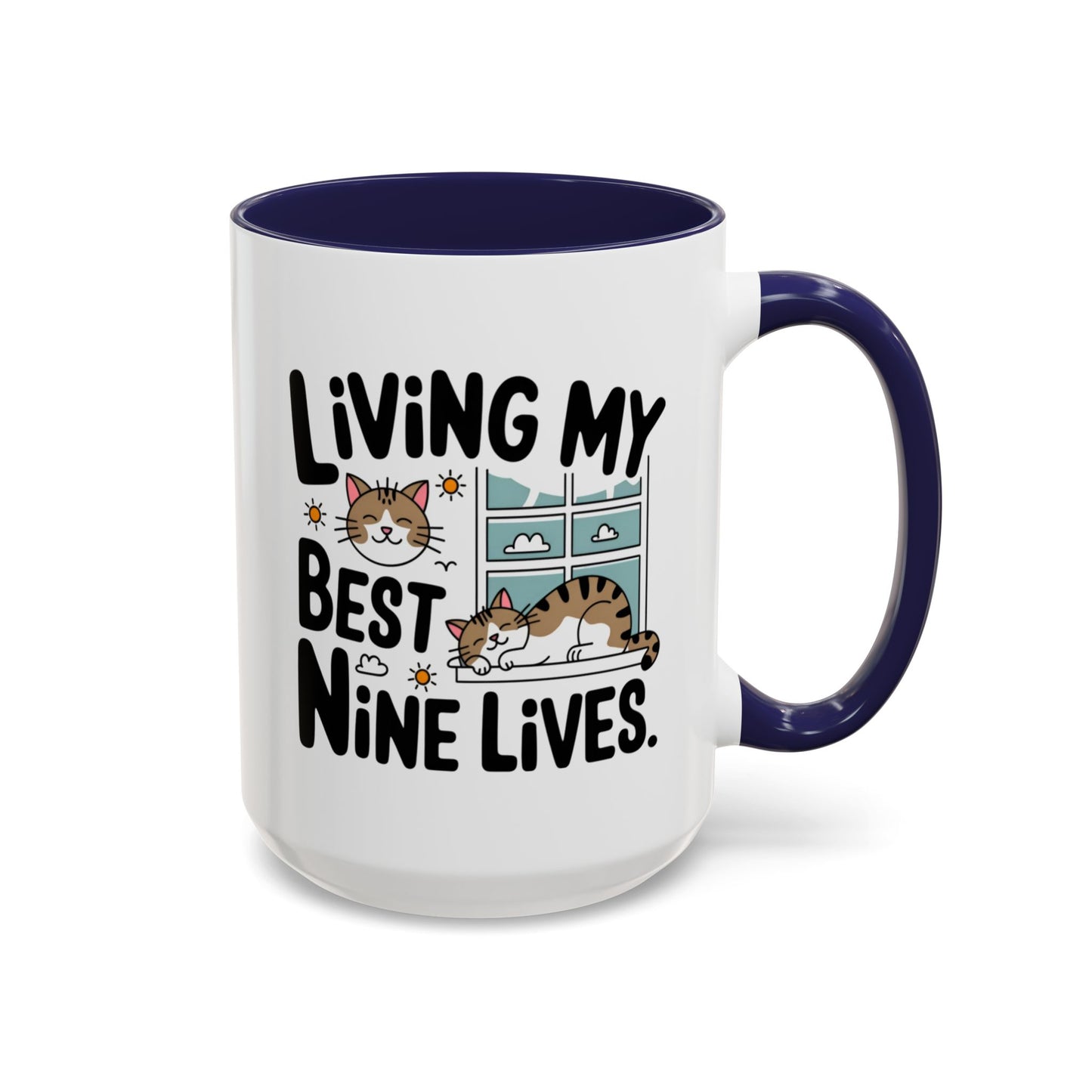 Animal Mug - Living My Best Nine Lives