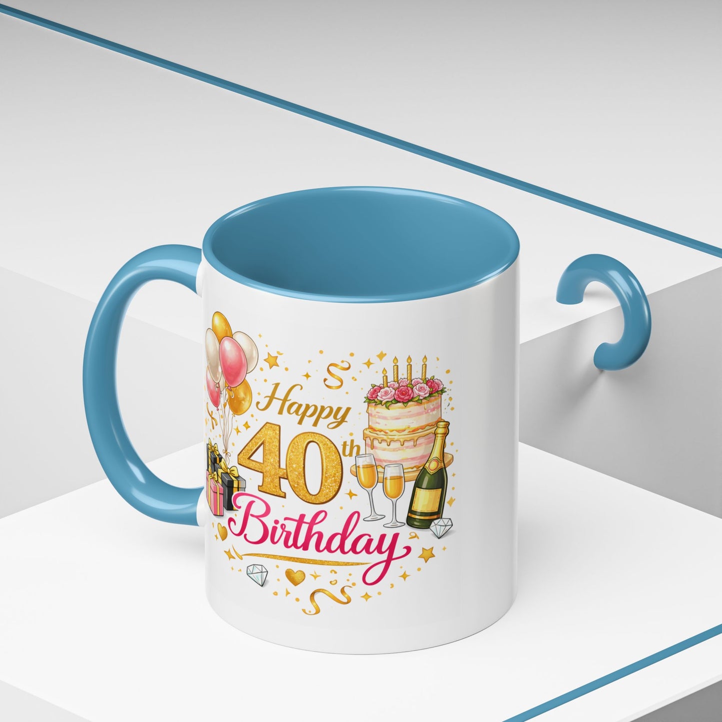 Birthday Mug - Happy 40th