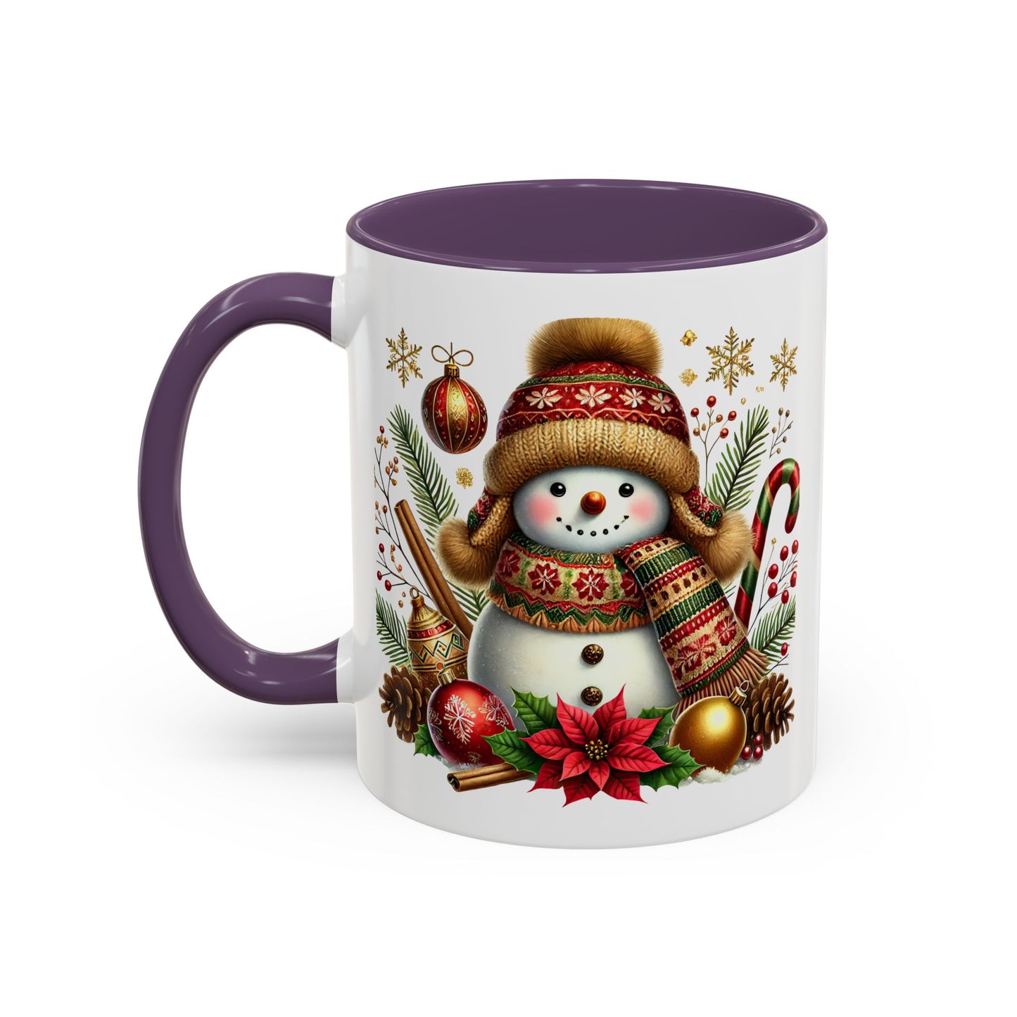 Christmas Mug - Gold Snowman