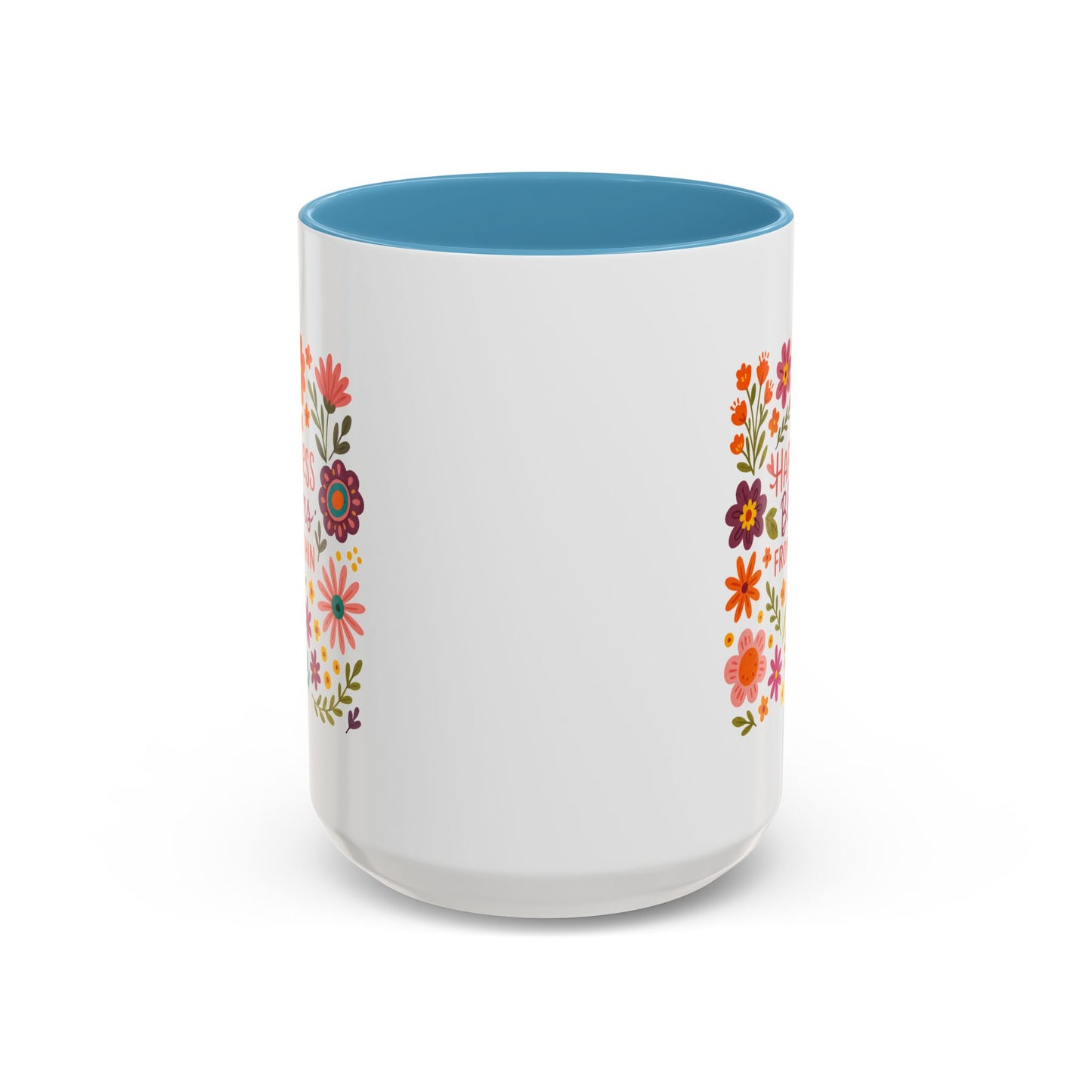 Motivation Mug - Happiness Blooms From Within