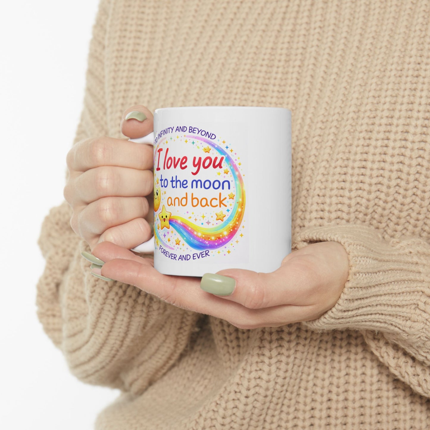 Anniversary Mug - I Love You To The Moon and Back