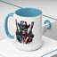 4th of July Mug - Skeleton with American Flag