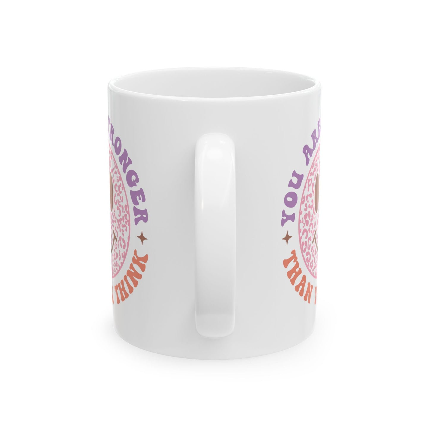 Motivation Mug - You Are Stronger Than You Think Smiley Face