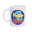 Motivation Mug - Stay Positive Work Hard Badge
