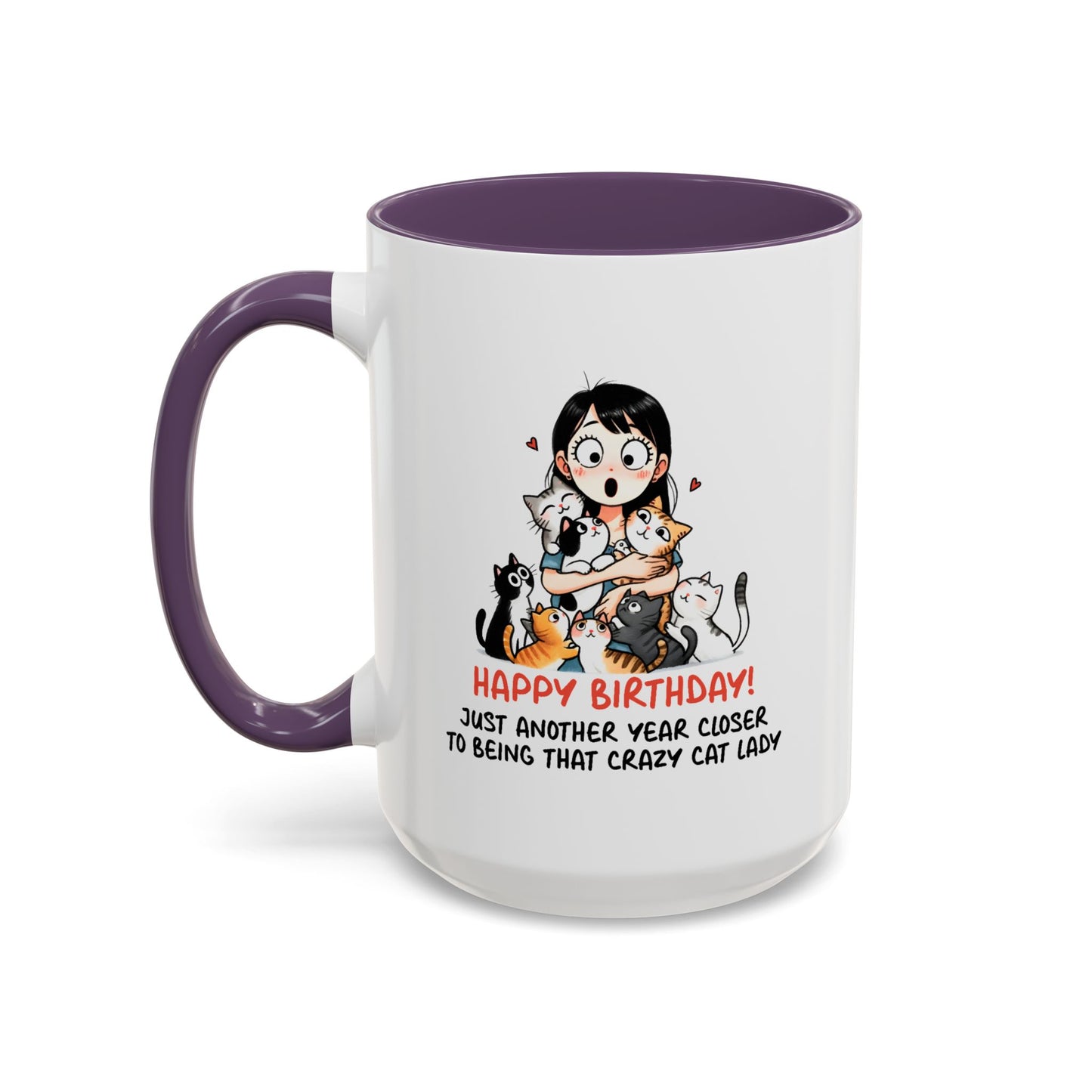 Birthday Mug - Crazy Cat Lady