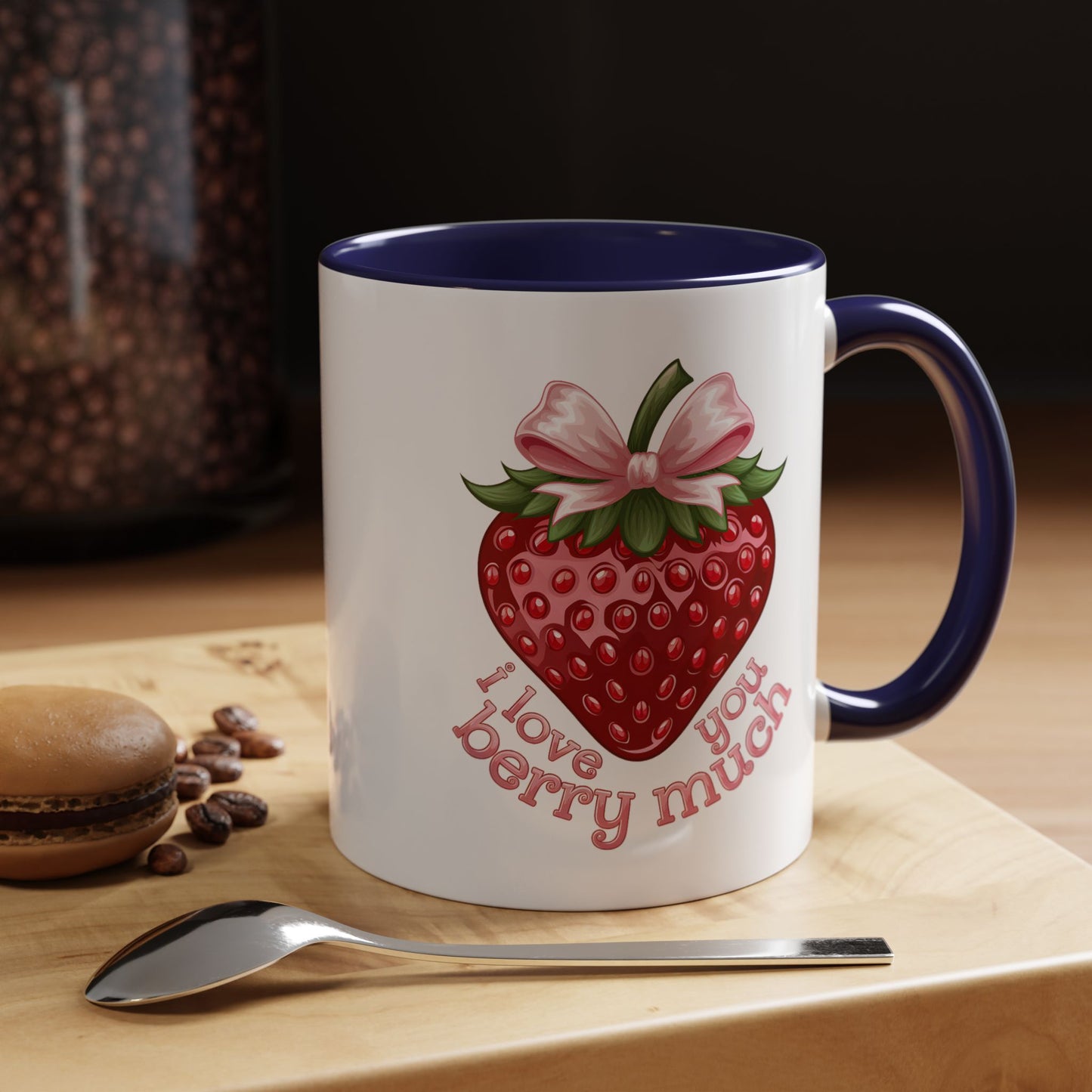Valentine's Day Mug - I Love You Strawberry
