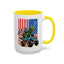4th of July Mug - T Rex Riding Monster Truck