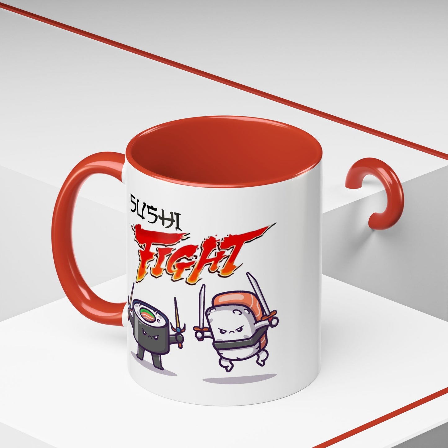 Humor Mug - Sushi Fight