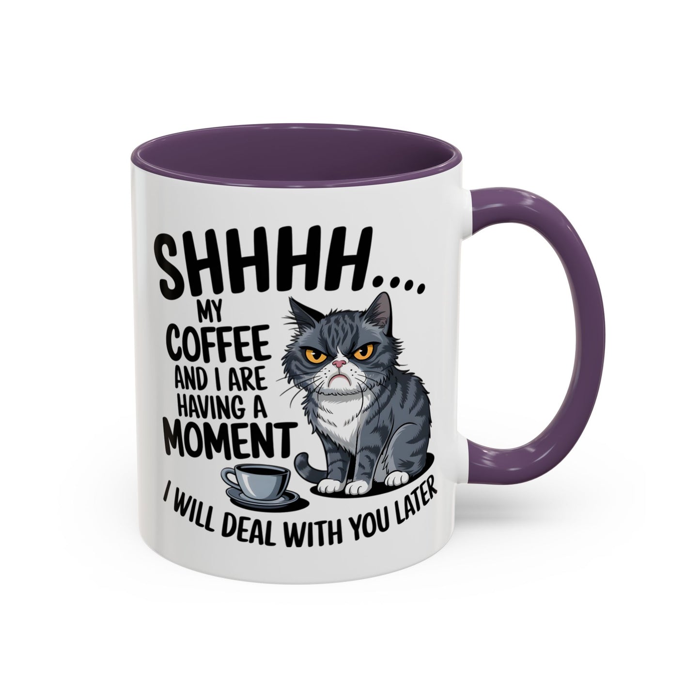 Animal Mug - Shhhh My Coffee and I