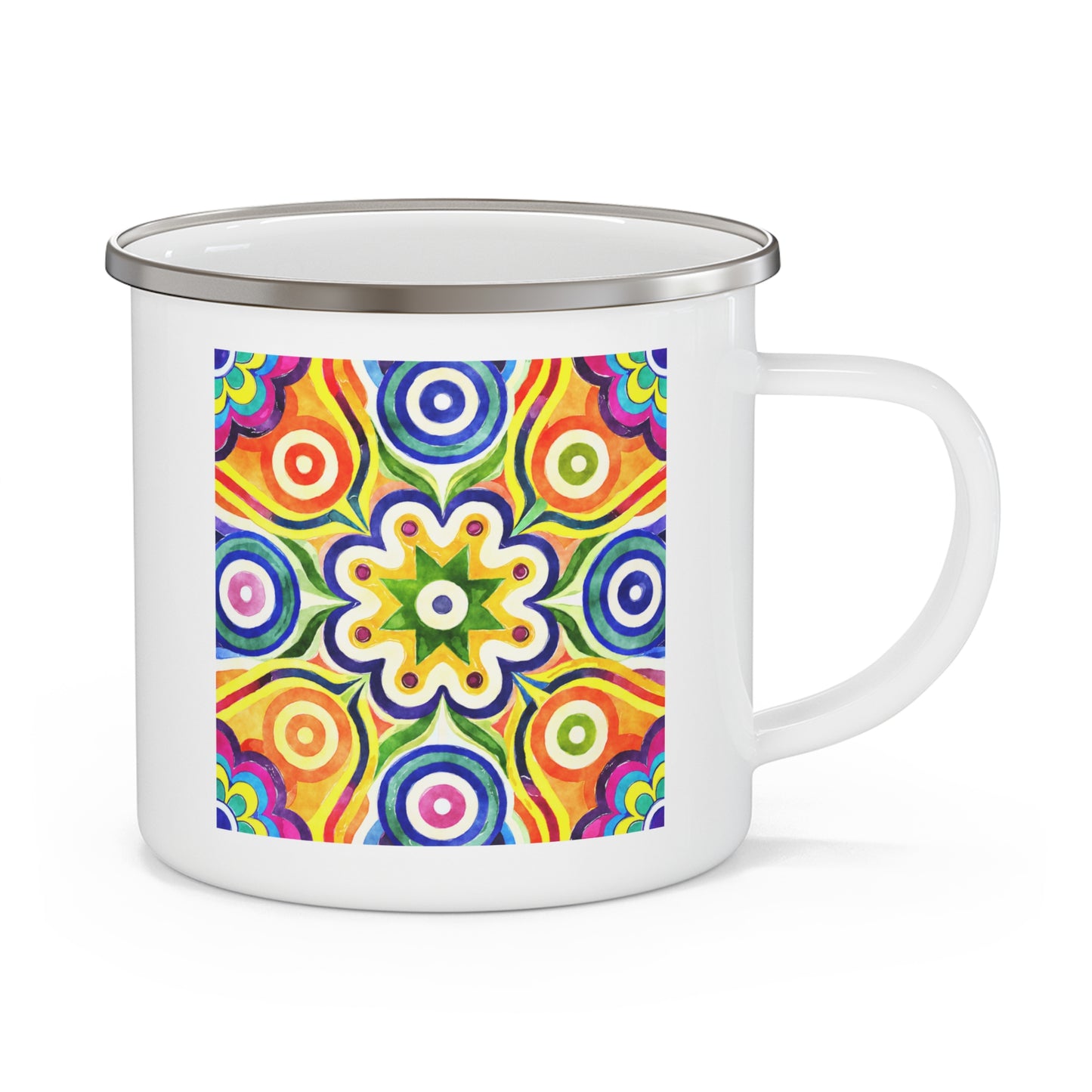 Artistic Mug - Funky Mandala Design 1
