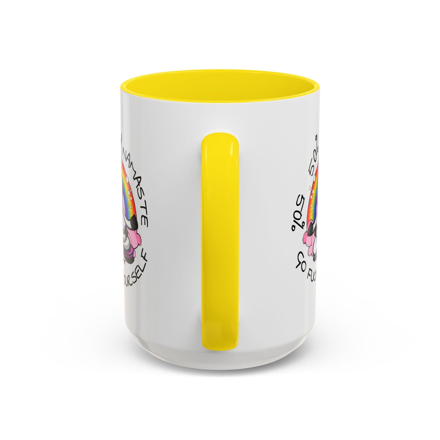Adult Mug - 50% Namaste 50% Go Fuck Yourself