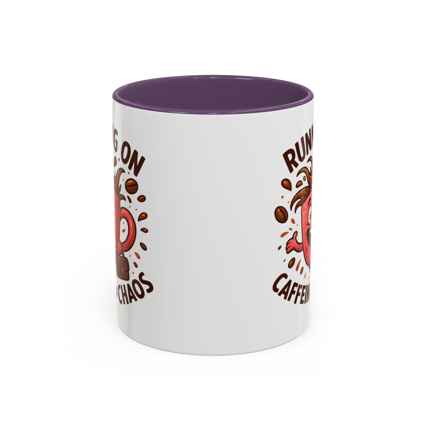 Humor Mug - Running On Caffeine and Chaos