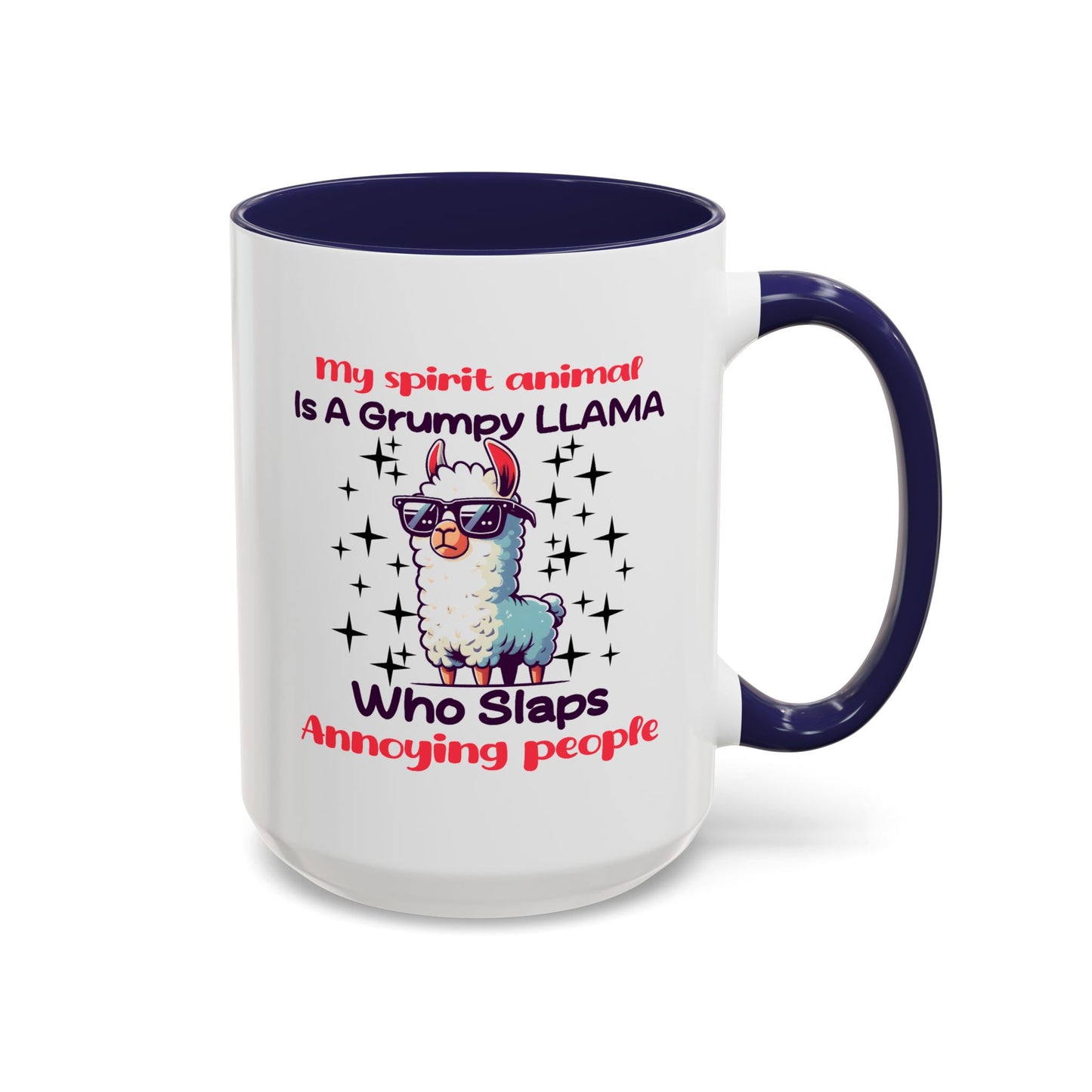 Humor Mug - My Spirit Animal is a Grumpy Llama