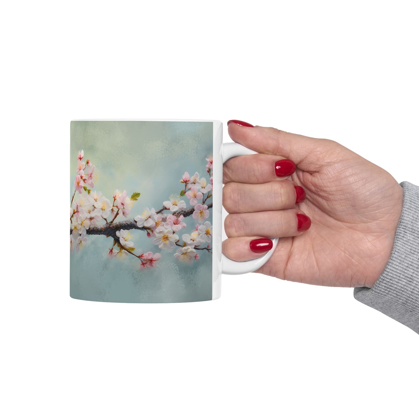 Artistic Mug - Felted Bird 2