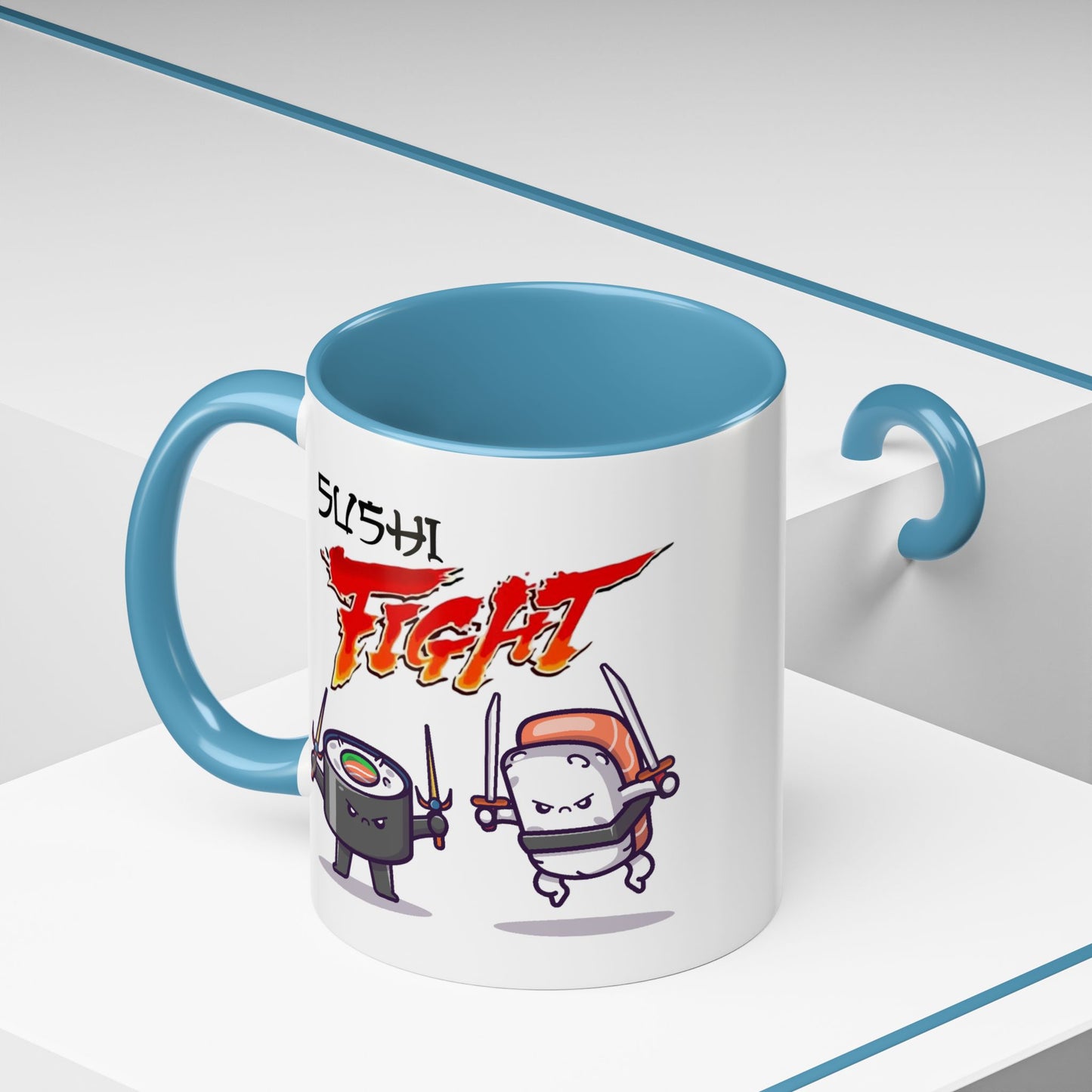 Humor Mug - Sushi Fight