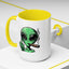 Adult Mug - Green Alien Fuck You Human
