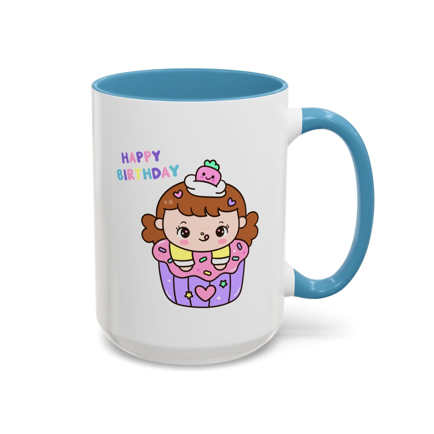 Birthday Mug - Cute Girl Cupcake
