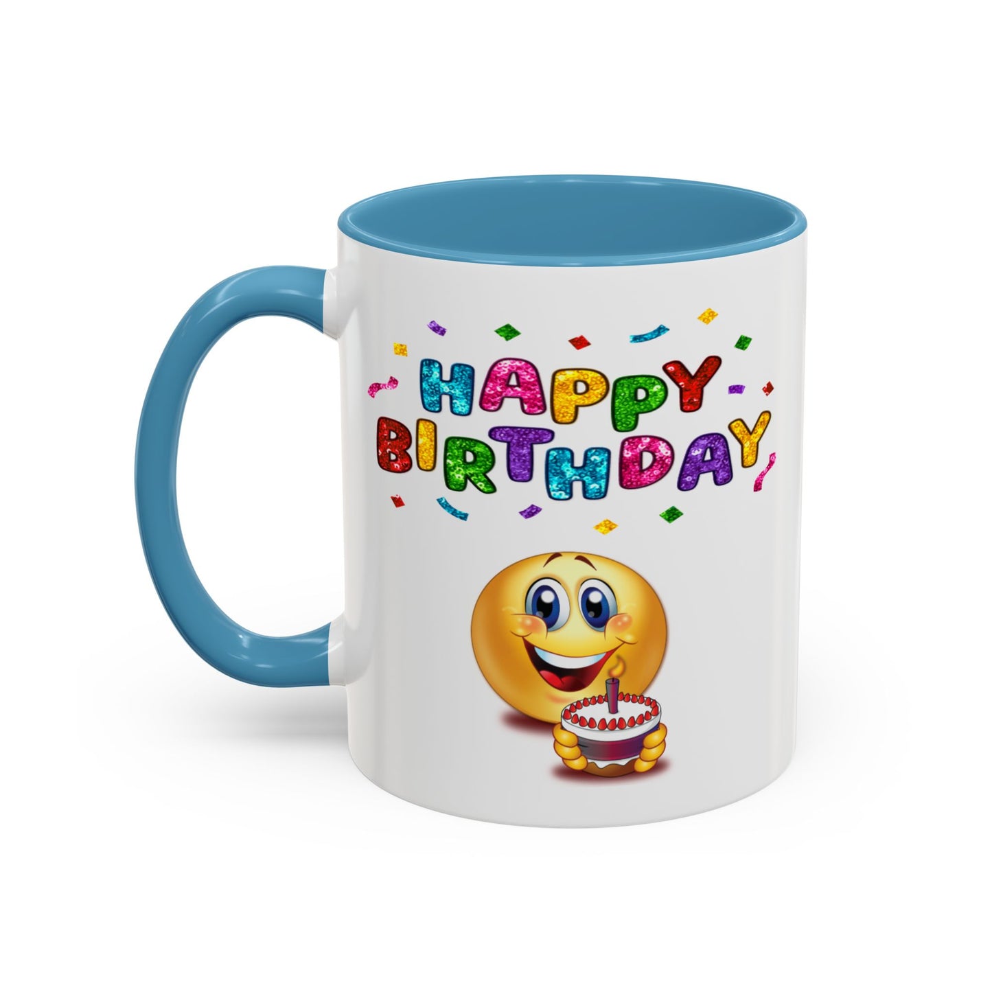 Birthday Mug - Happy Birthday Emoji