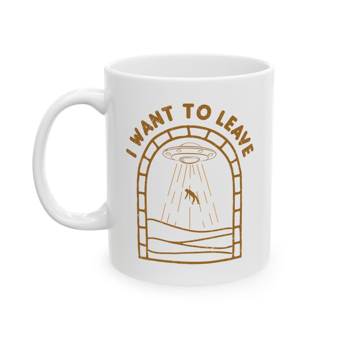 Alien Mug - I Want To Leave