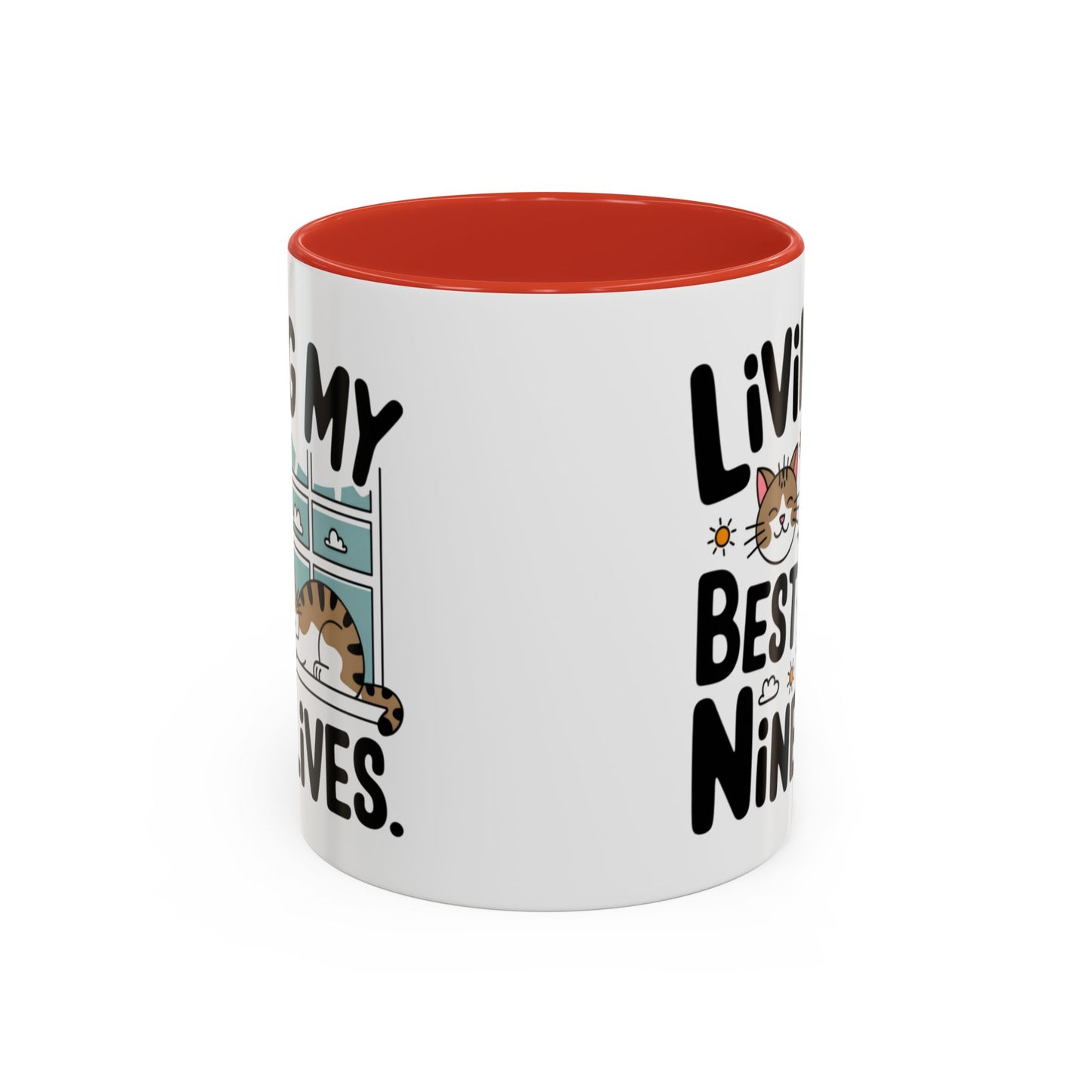 Animal Mug - Living My Best Nine Lives