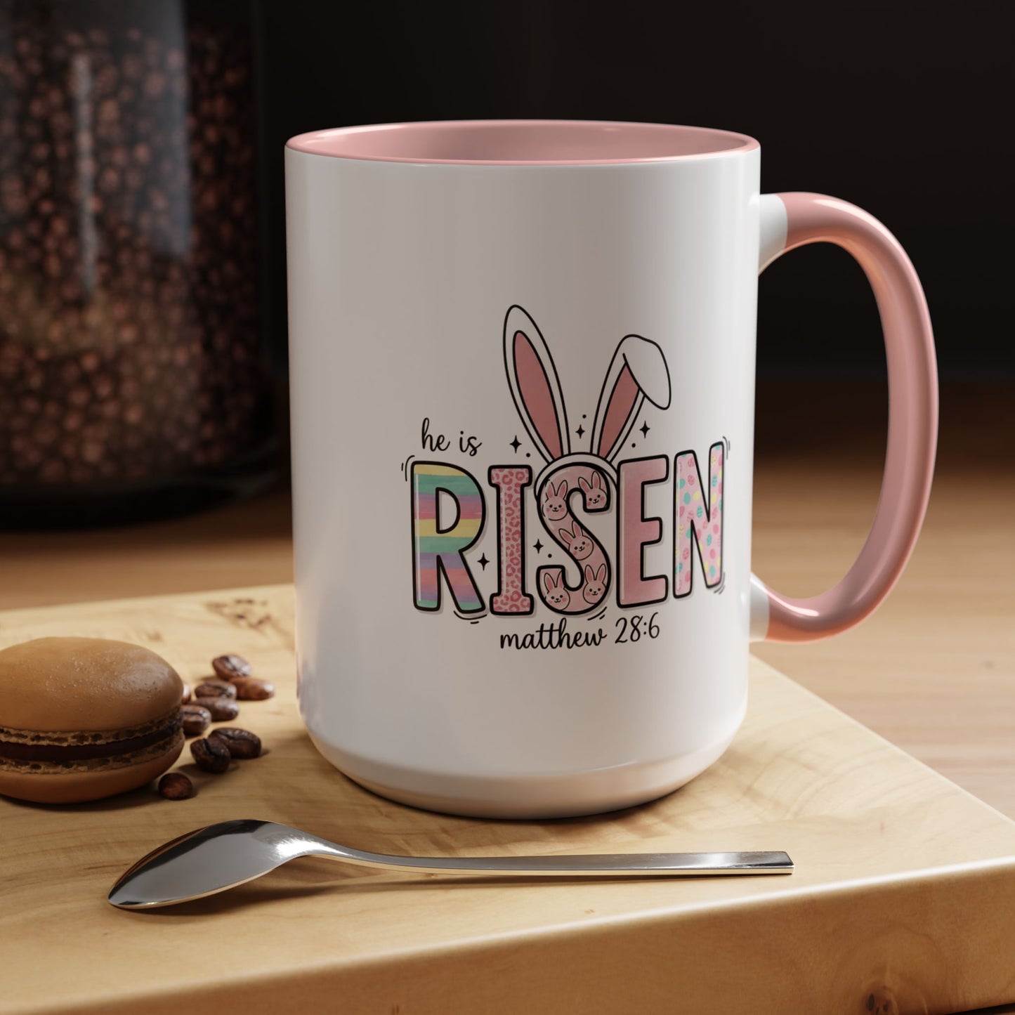 Easter Mug - He Is Risen Bunny