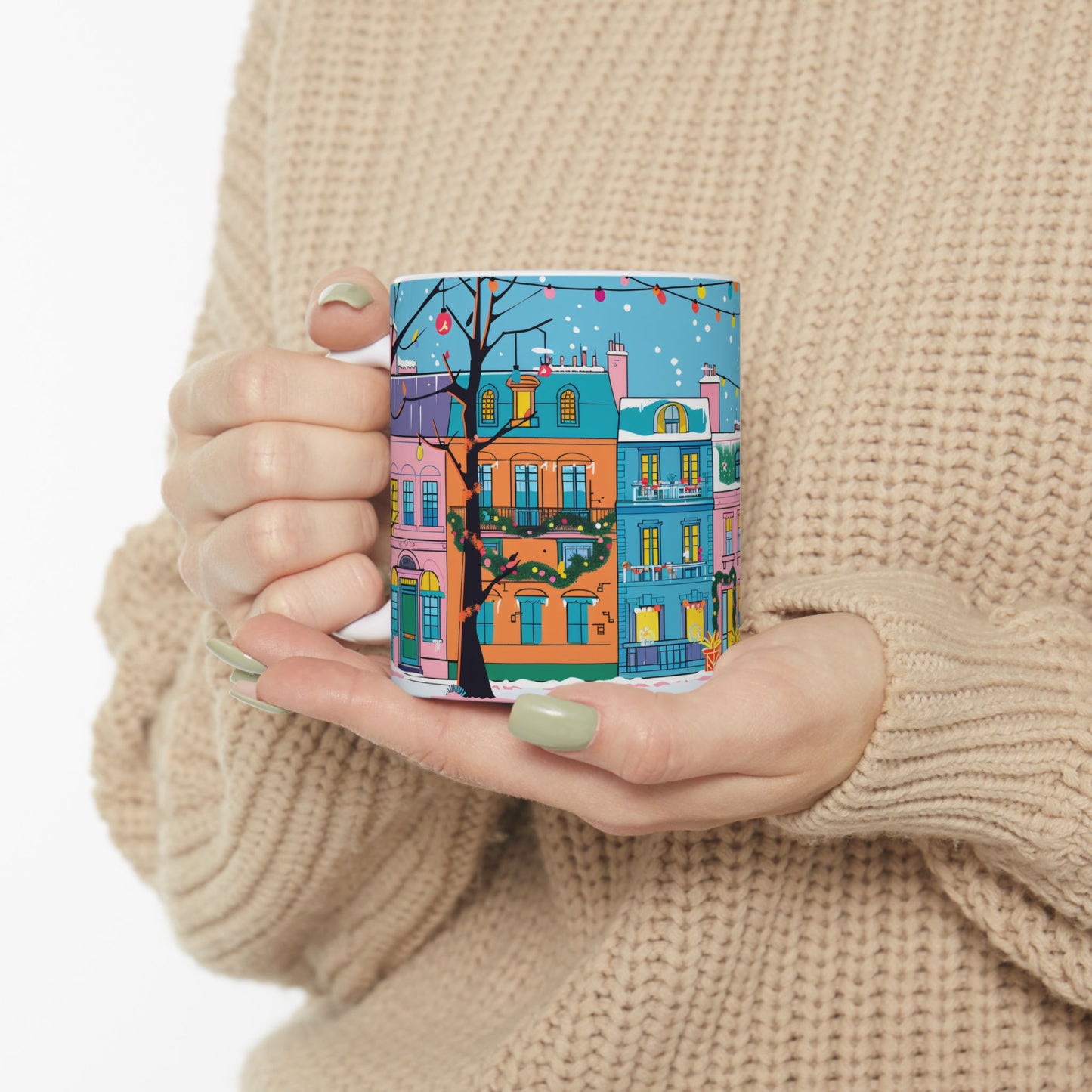 Christmas Mug - Christmas Town Wrap 2