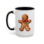 Christmas Mug - Smiling Gingerbread Man 2
