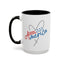 4th of July Mug - America Heart