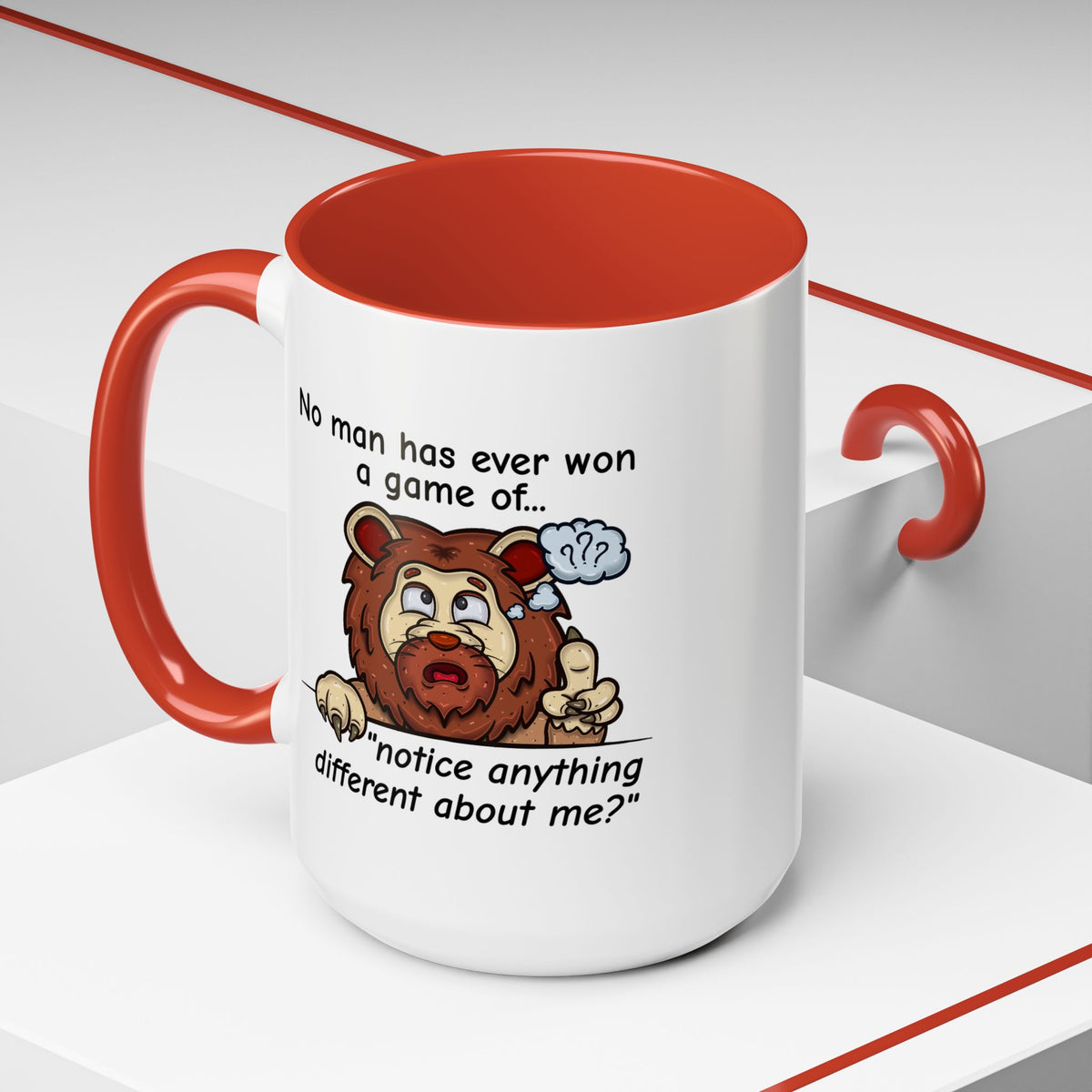 Humor Mug - No Man Has Ever Won a Game