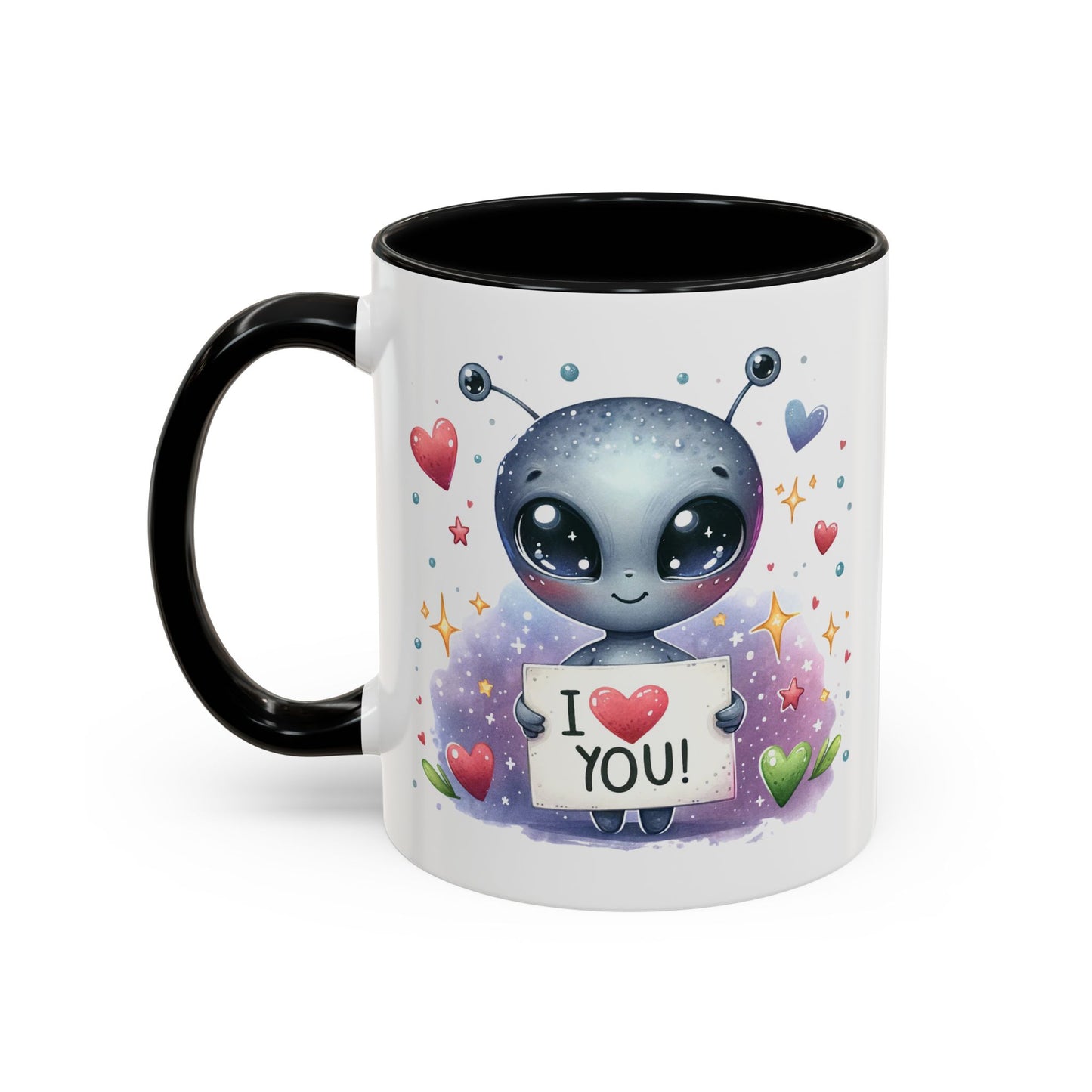 Valentine's Day Mug - I Love You Alien