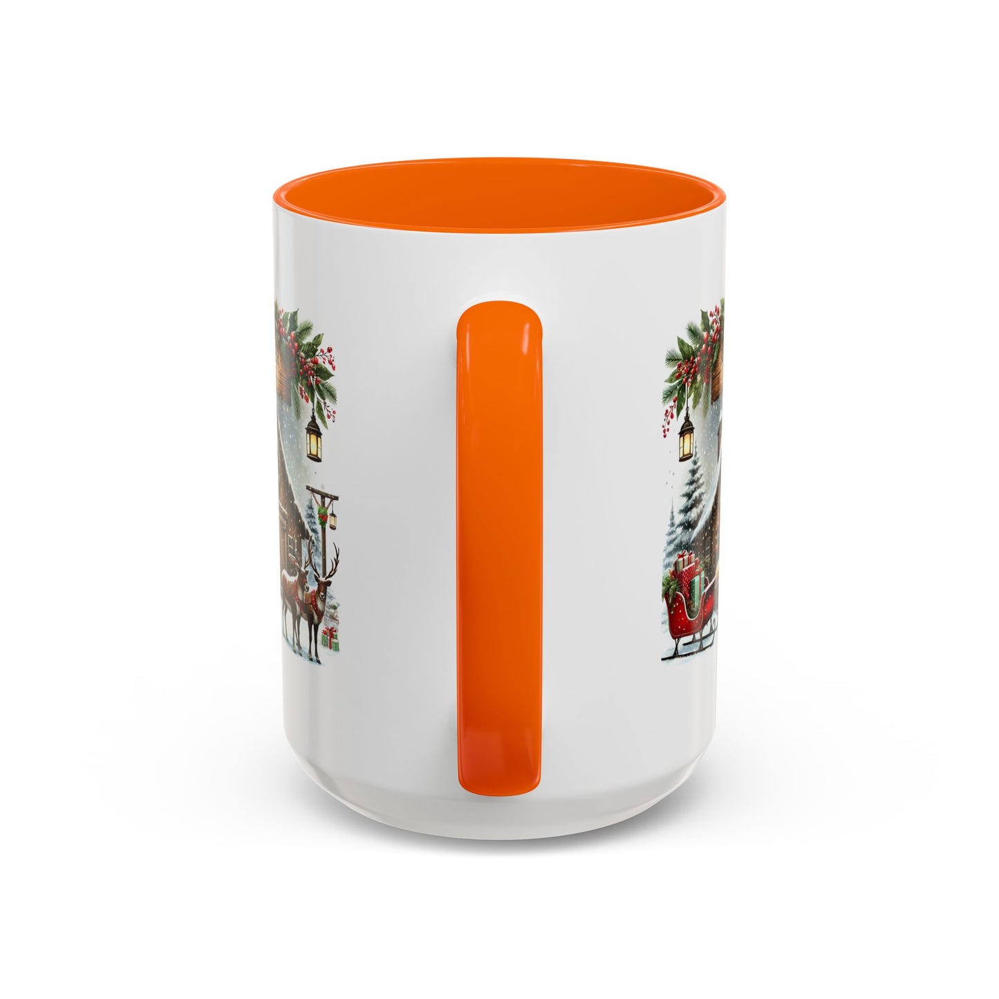 Christmas Mug - Reindeer Barn Sleigh Reindeer