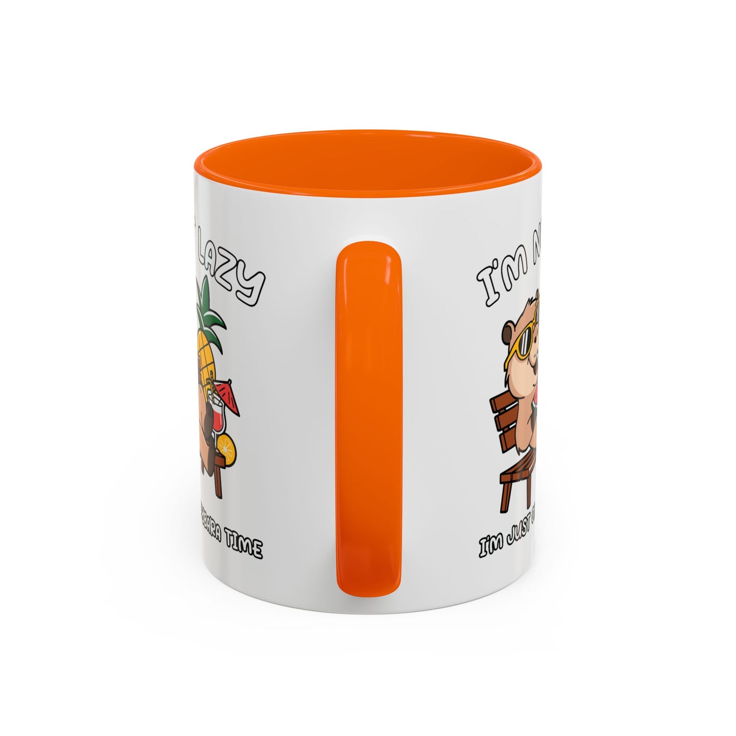 Humor Mug - I'm Not Lazy Capybara